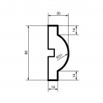 Fasadlist MC103