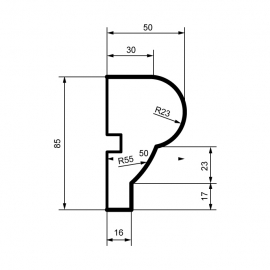 Fasadlist MC104