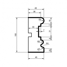 Fasadlist MC108