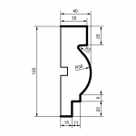 Fasadlist MC115