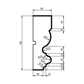 Fasadlist MC138