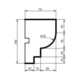 Fasadlist MC152