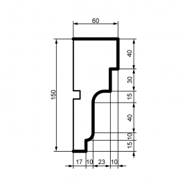 Fasadlist MC165