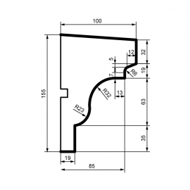 Fasadlist DC106