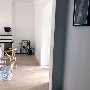 Taklist i vardagsrum